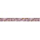 Lamówka bawełniana SAFISA 20 mm różowym ze wzorem Art.6352 Col 05